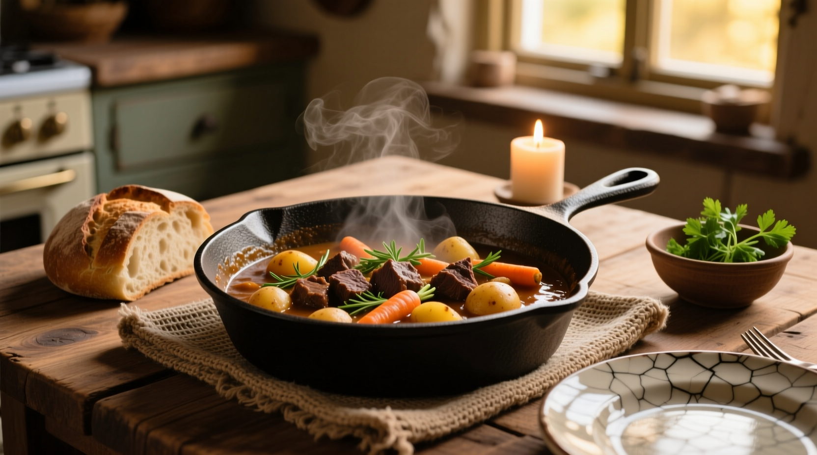 easy comforting cast iron dinners