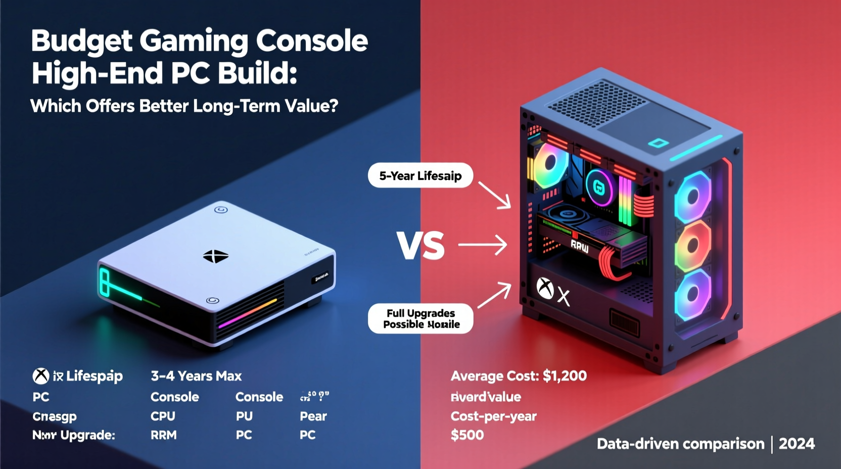 budget gaming console vs high end build which offers better long term value