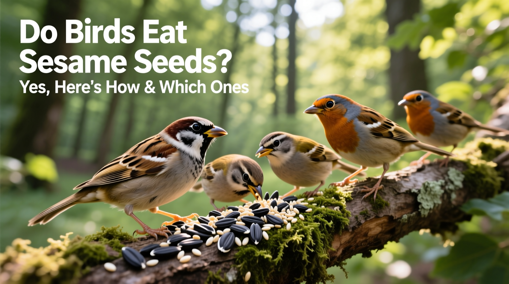 do birds eat sesame seeds