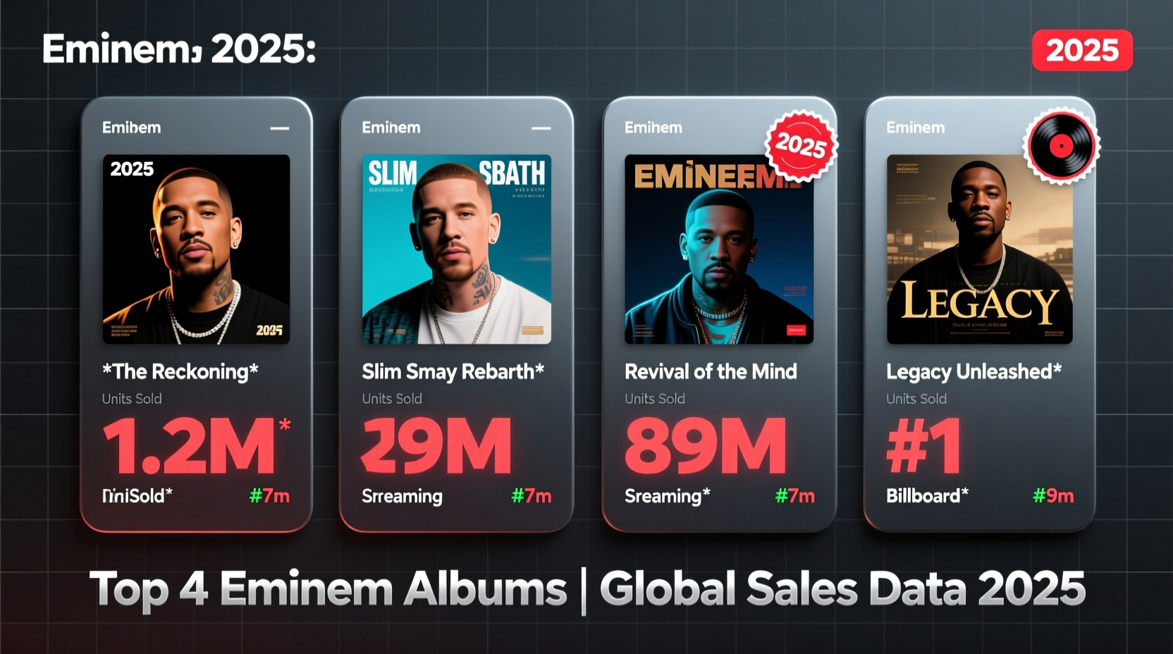 best selling eminem albums