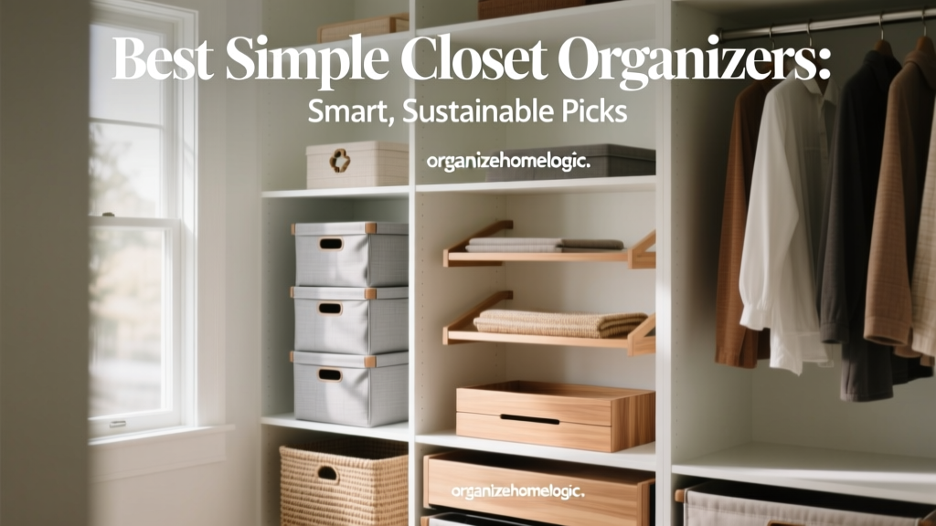 Best Simple Closet Organizers: Smart, Sustainable Picks