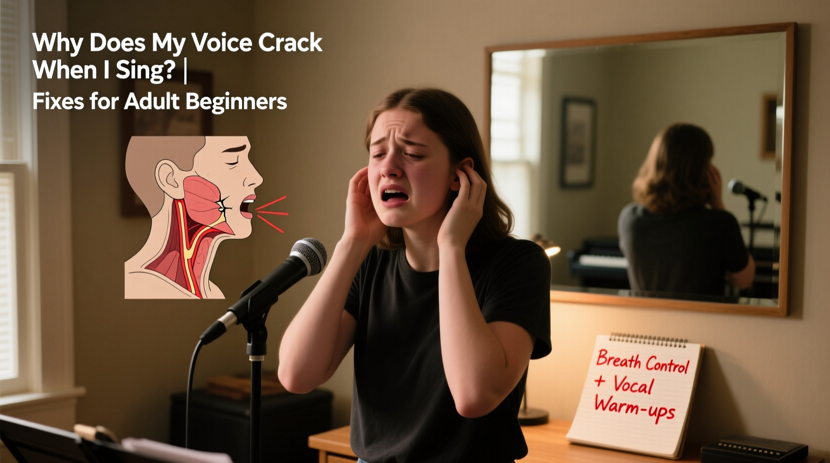 why does my voice crack when i sing fixes for adult beginners