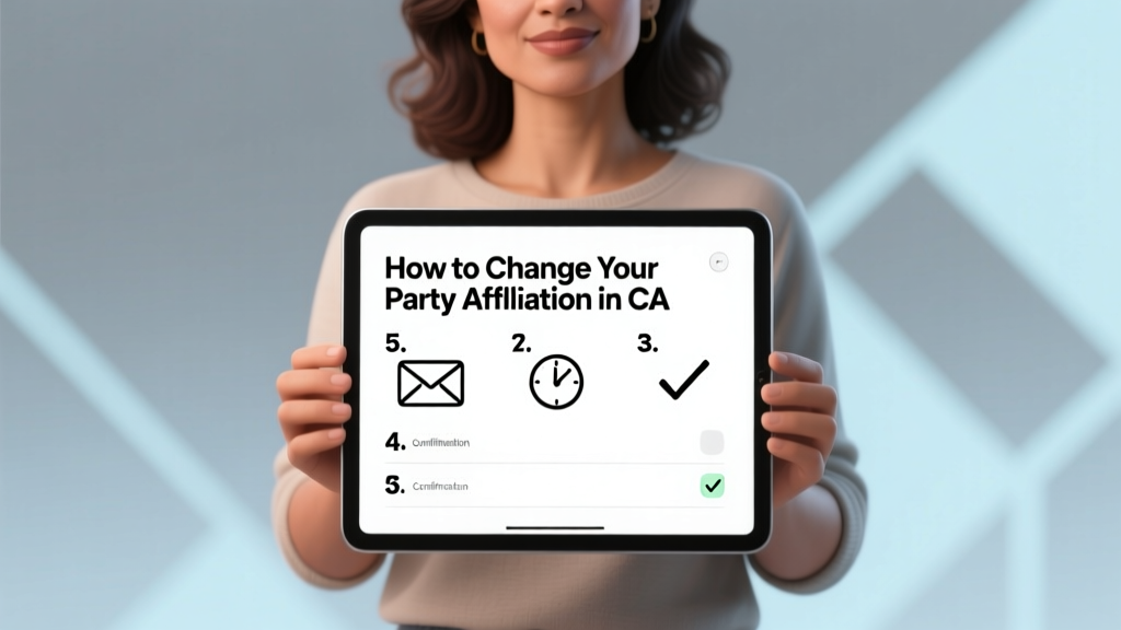 How to Change Party Affiliation in CA (2026)
