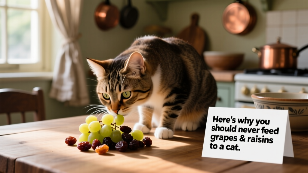 Here's Why You Should Never Feed Grapes & Raisins to a Cat