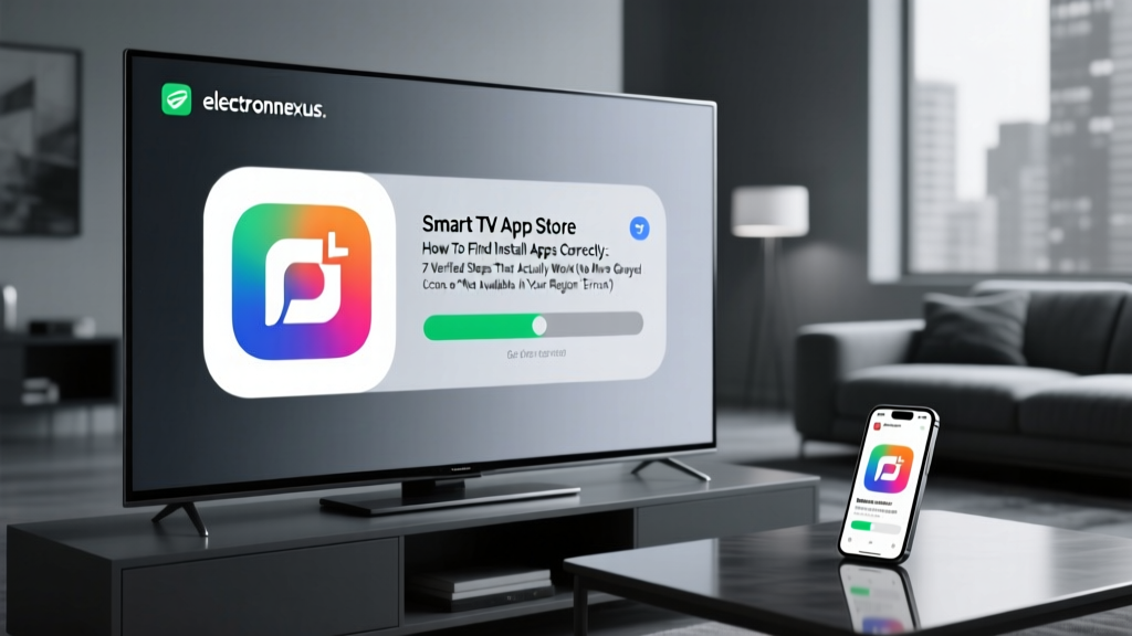 Smart TV App Store How To Find Install Apps Correctly: 7 Verified Steps That Actually Work (No More Grayed-Out Icons or 'Not Available in Your Region' Errors)