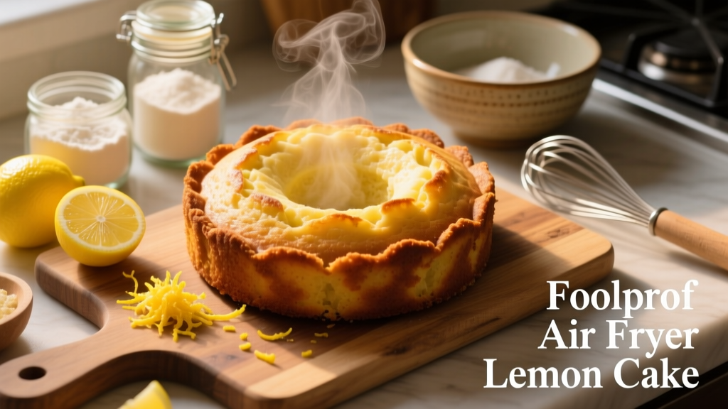 Air Fryer Lemon Cake: Crispy Edges, Moist & Easy