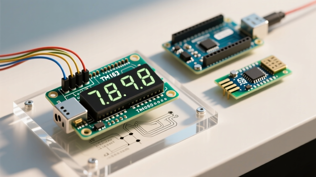Real-World Display 7 Segment Arduino Timer Using TM1637 Module