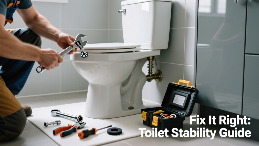 Fixing a Wobbling Toilet in the Kitchen