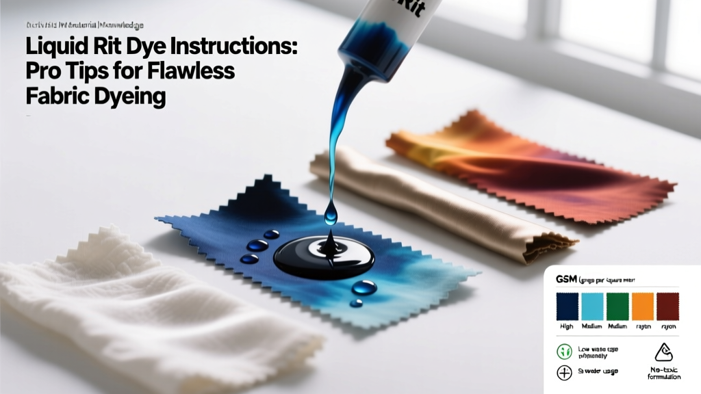 Liquid Rit Dye Instructions: Pro Tips for Flawless Fabric Dyeing