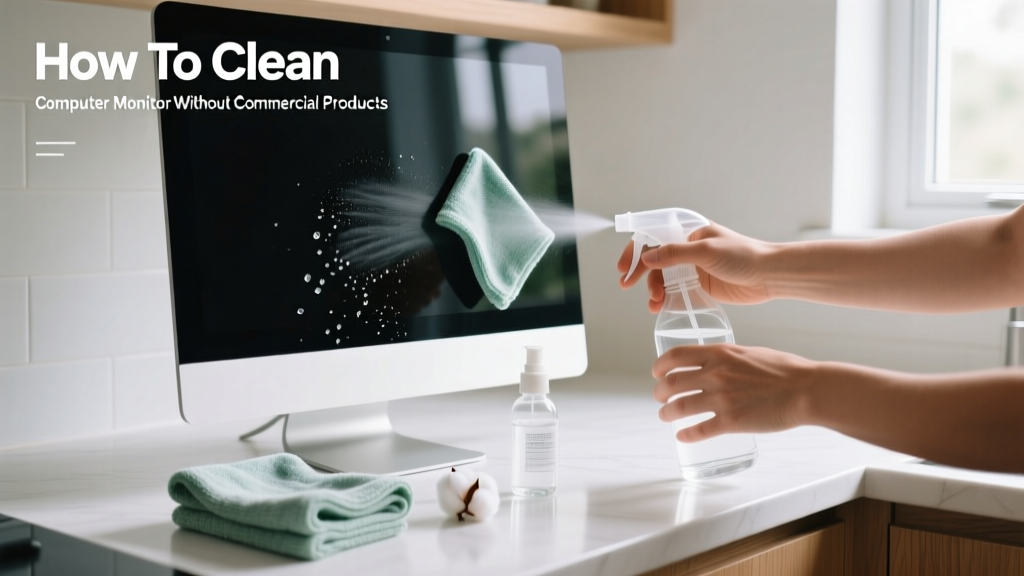 How To Clean Computer Monitor Without Commercial Products