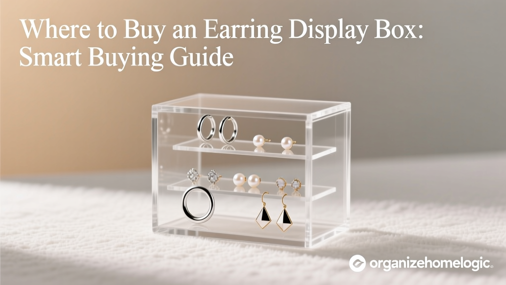Where to Buy an Earring Display Box: Smart Buying Guide