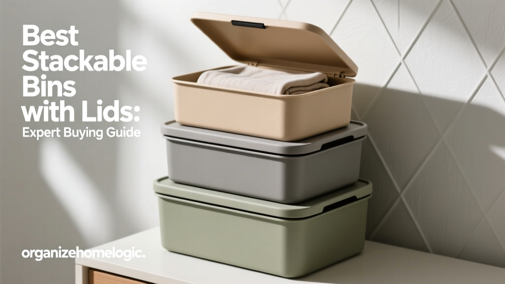 Best Stackable Bins with Lids: Expert Buying Guide