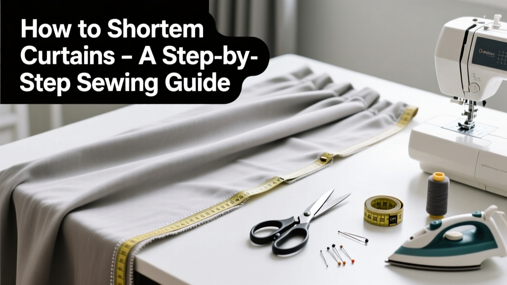 How to Shorten Curtains: A Step-by-Step Sewing Guide