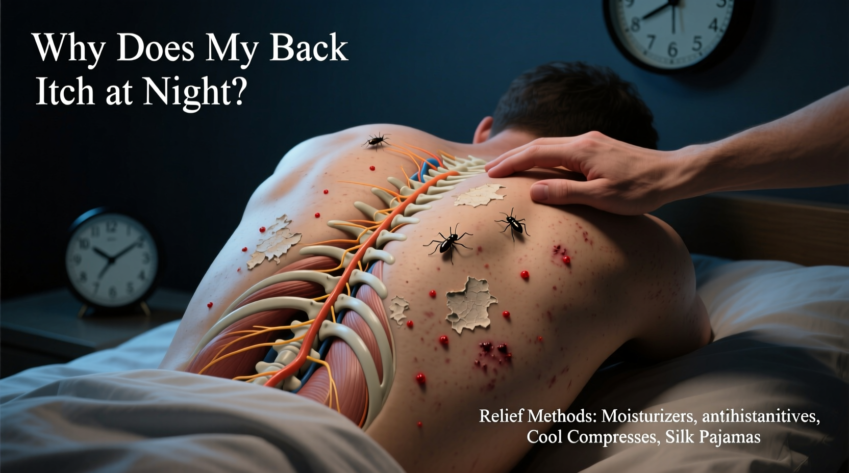 why does my back itch at night possible culprits and relief methods