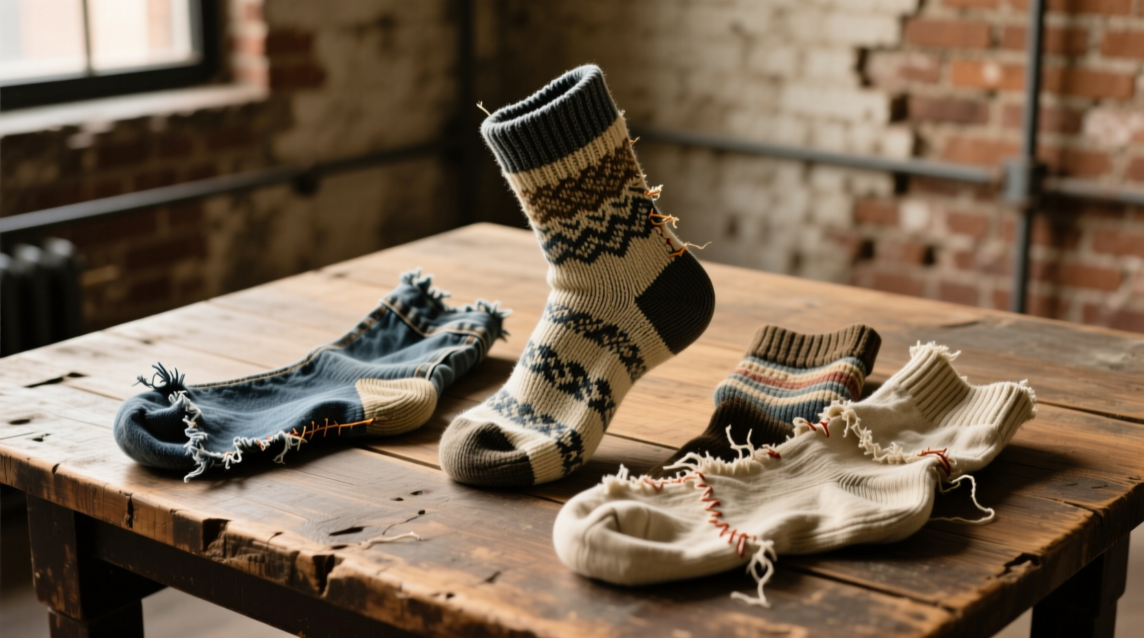 arvin goods old apparel scraps cool comfy socks