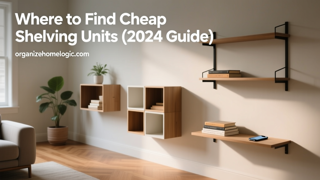 Where to Find Cheap Shelving Units (2024 Guide)