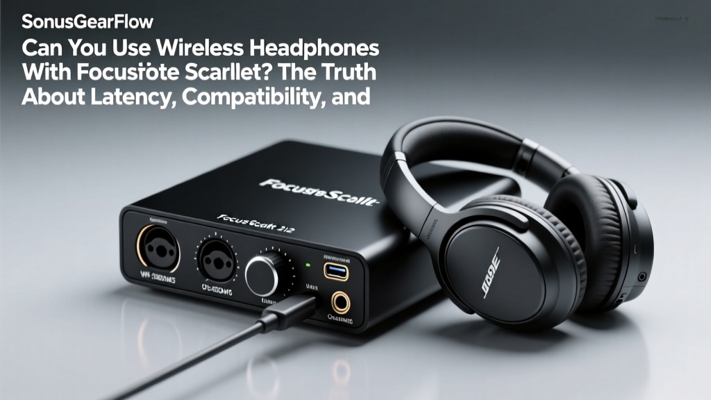 Wireless Headphones With Focusrite Scarlett: Truth & Fixes