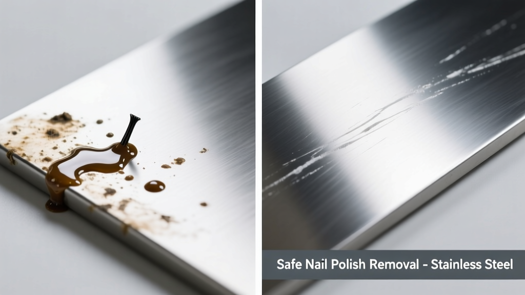 How to Remove Nail Polish from Stainless Steel Safely