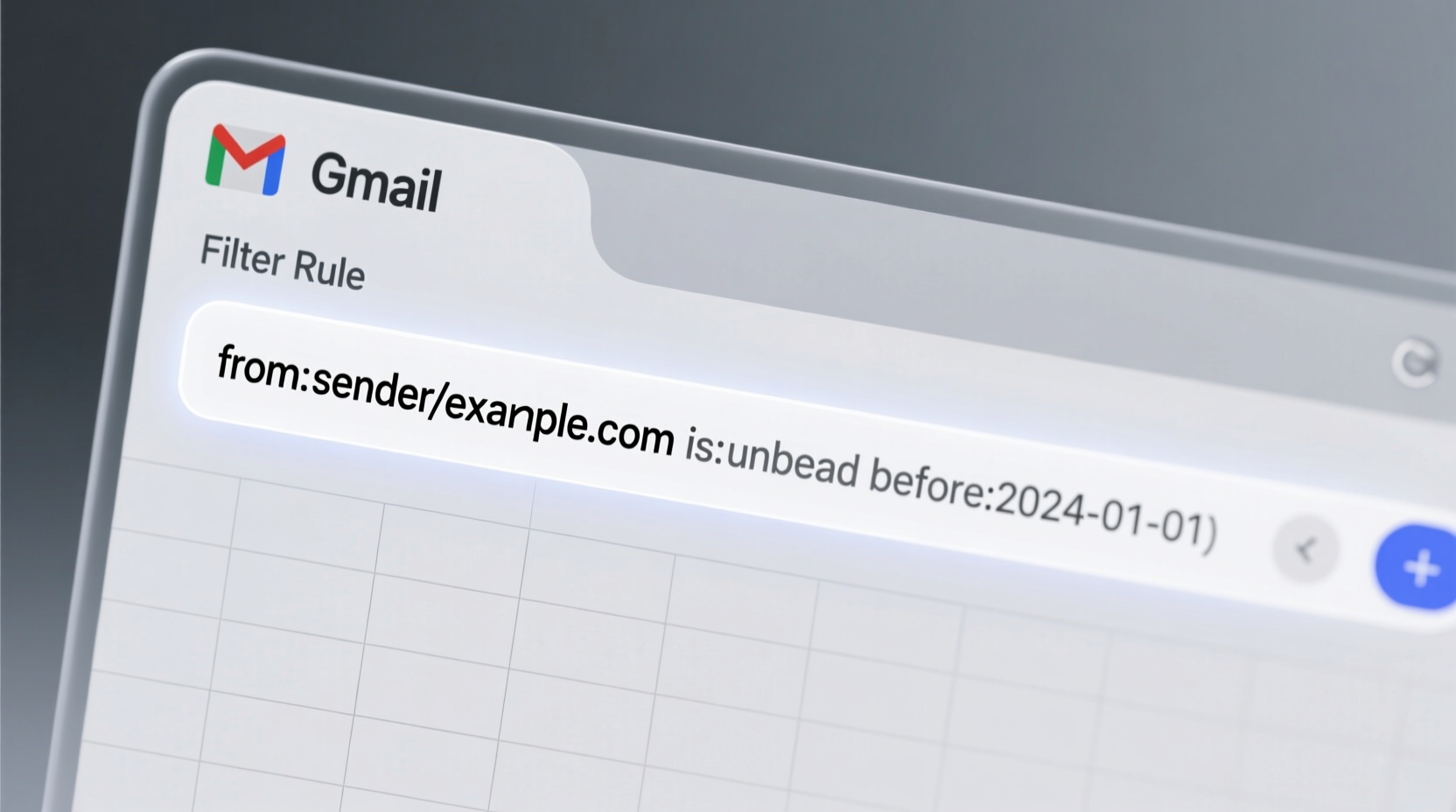 gmail search operators work in filters too