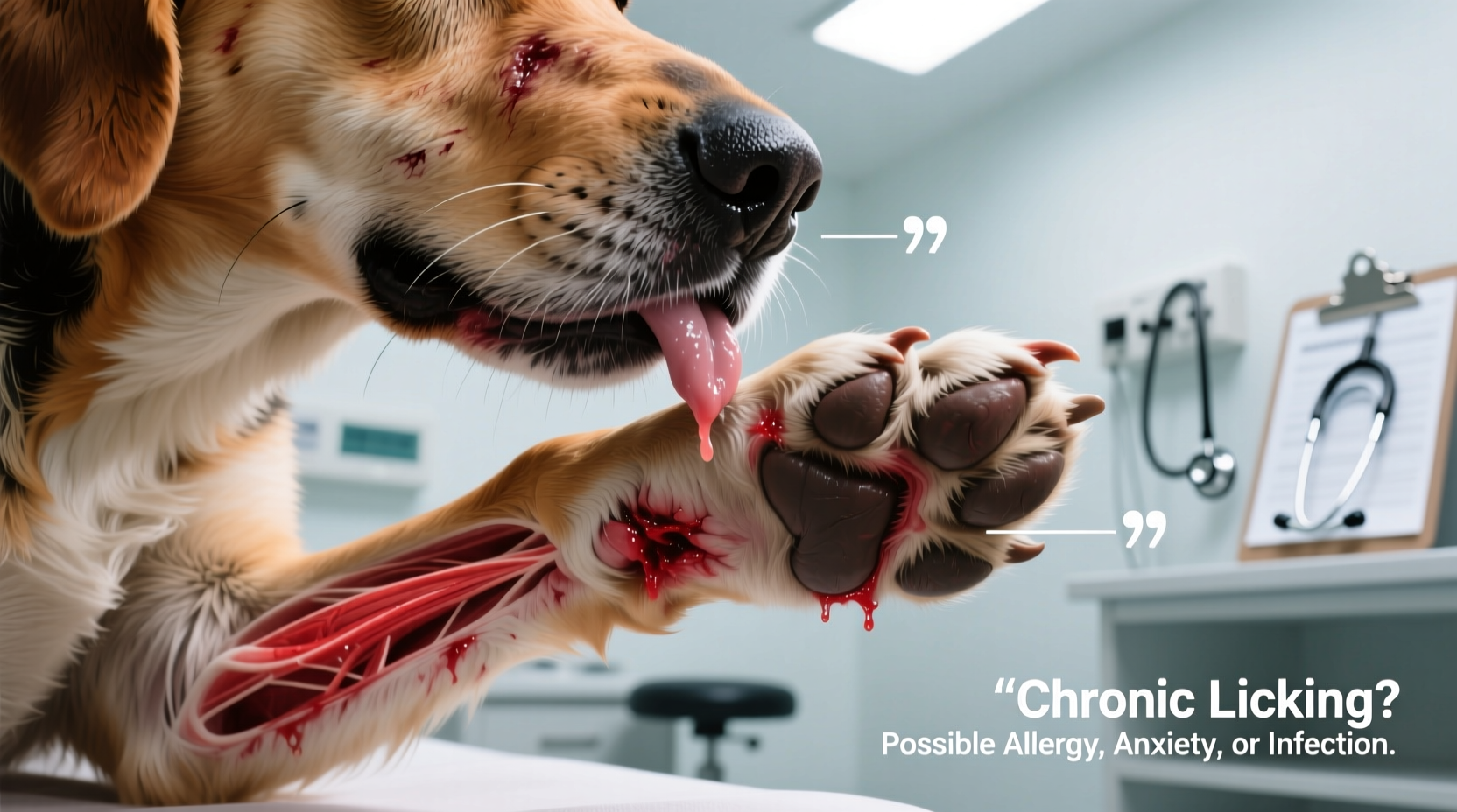 why does my dog lick its paws constantly when should i worry