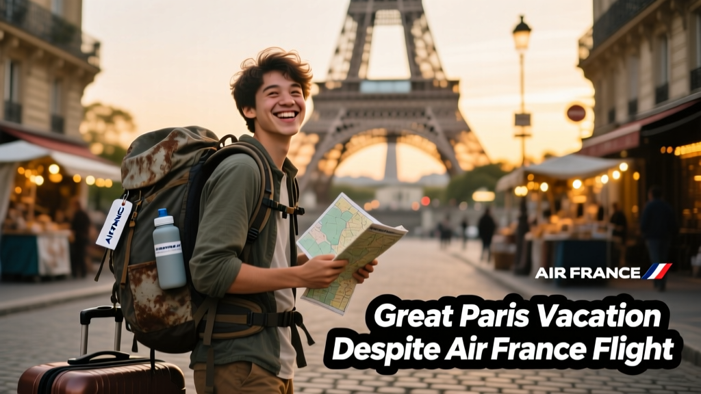 Great Paris Vacation Despite Air France Flight Cancellation or Delay