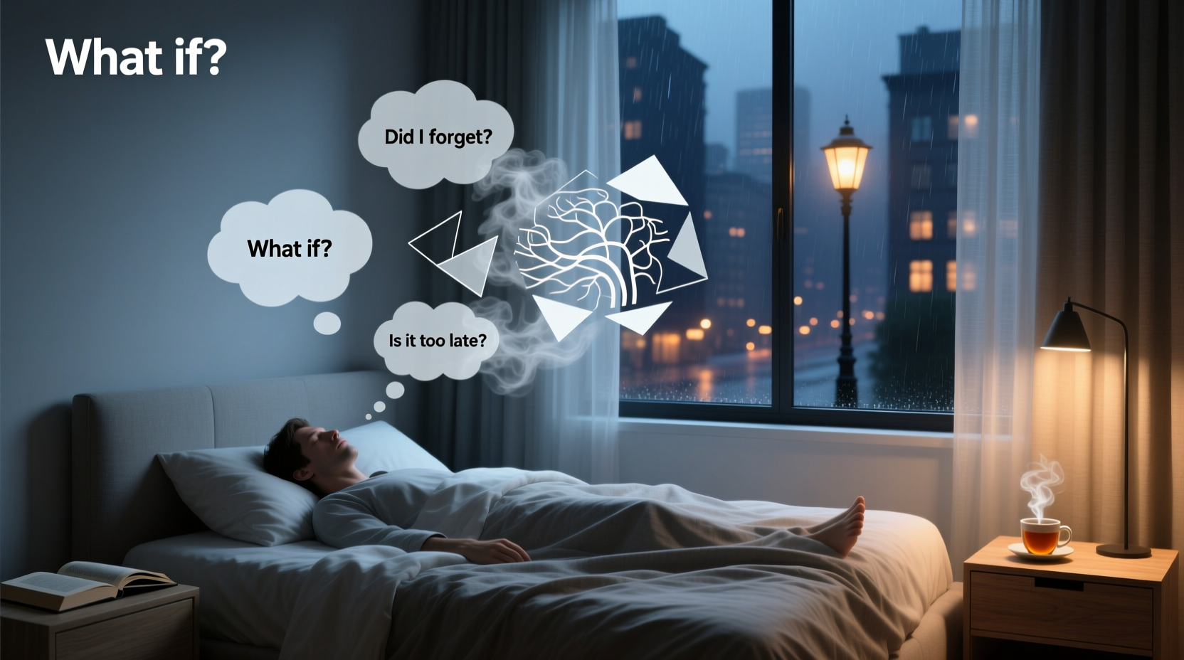 calm an overactive mind at night