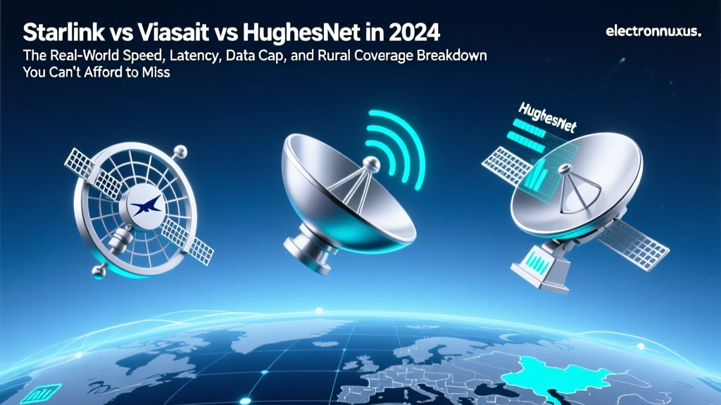 Starlink vs Viasat vs HughesNet in 2024: The Real-World Speed, Latency, Data Cap, and Rural Coverage Breakdown You Can’t Afford to Miss