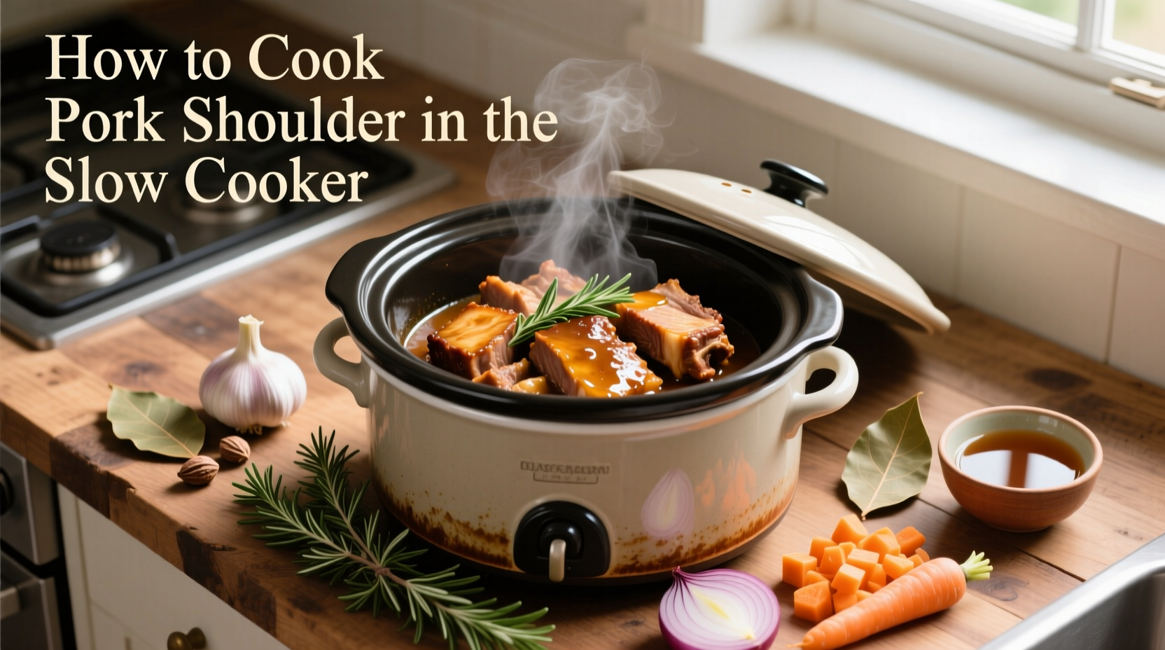 how to cook pork shoulder in the slow cooker