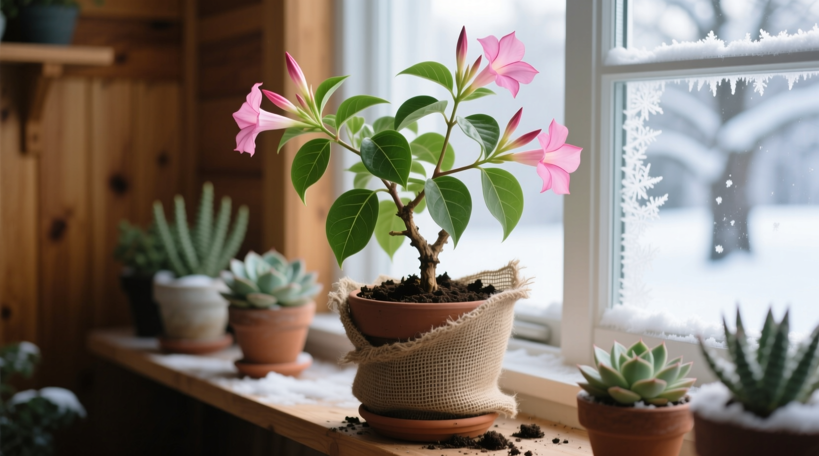 winter care for mandevilla plant