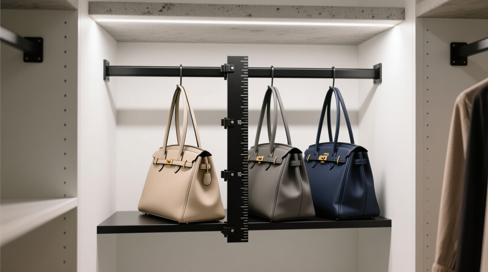 closet organization tips best fix for toppling handbags