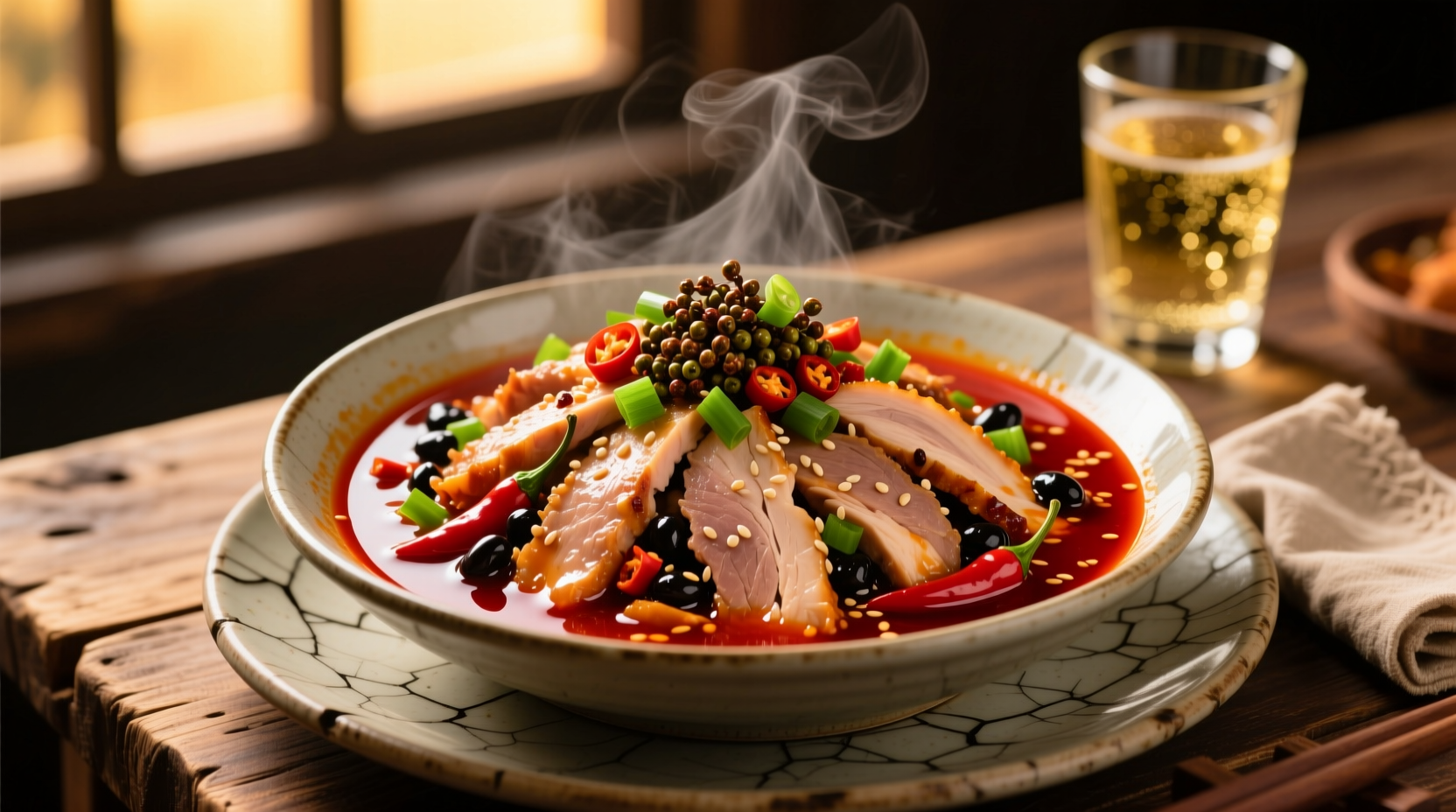 thanksgiving leftovers sichuan style hot and numbing sliced turkey