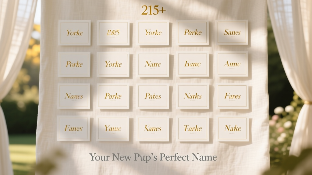 215+ Yorkie Names for Your New Pup
