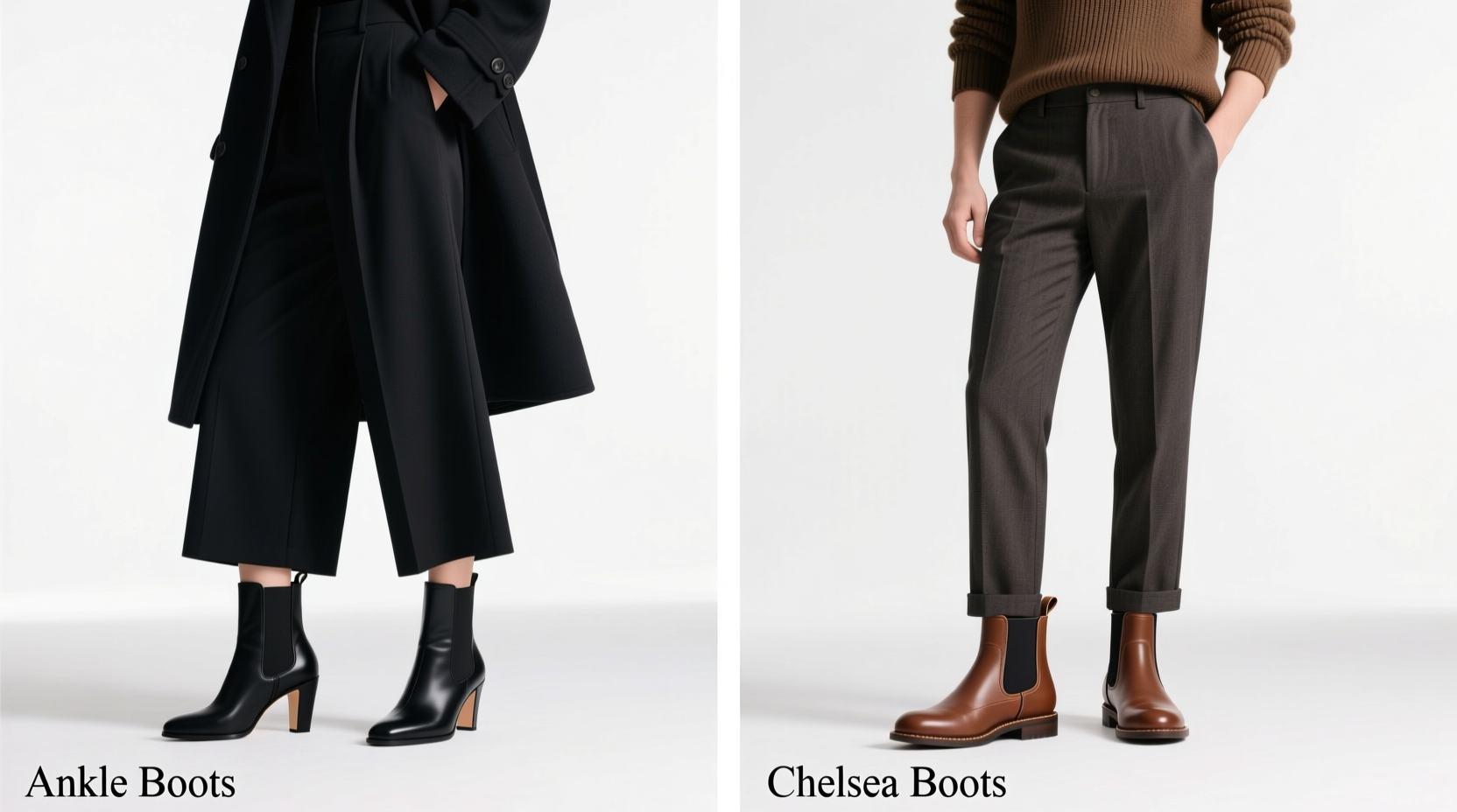 ankle boots vs chelsea boots is there a difference in styling
