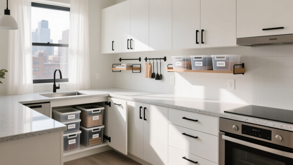 Best Apartment Kitchen Storage Ideas (Budget-Friendly)