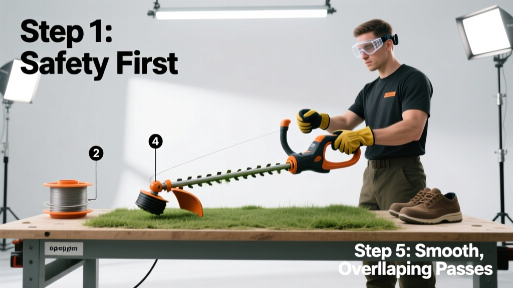 How to Use a String Trimmer Safely and Effectively