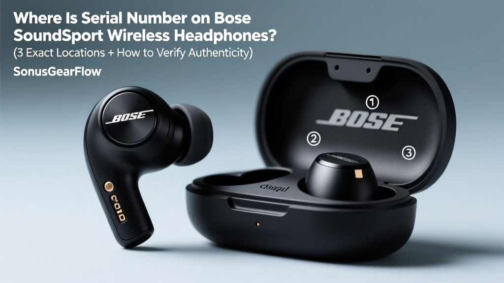 Where Is Serial Number on Bose SoundSport Wireless?