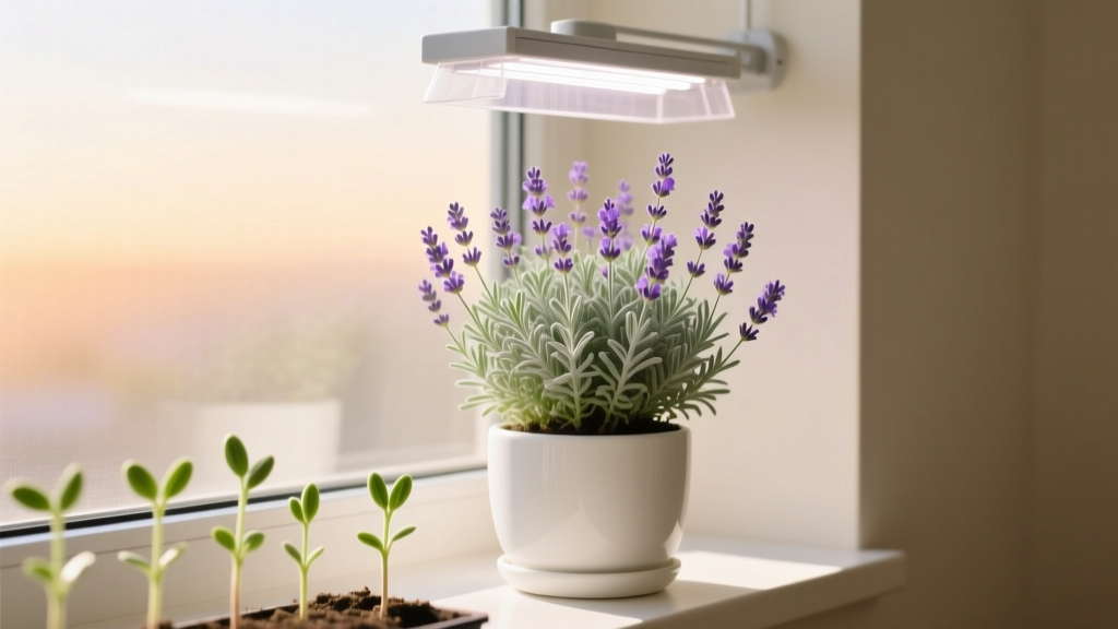 Indoor Lavender Sun Needs: 6+ Hours or Grow Light Fix