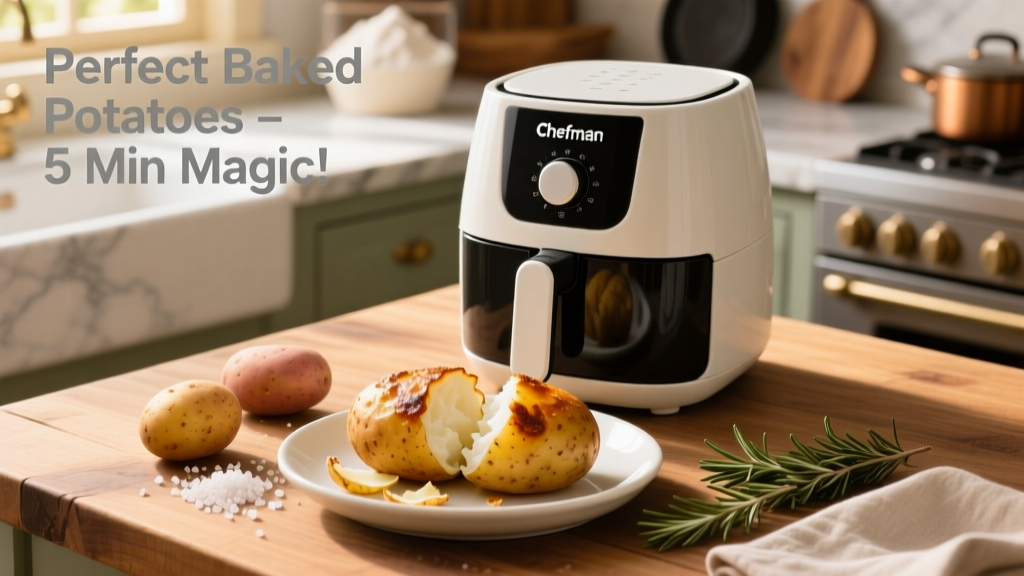 Perfect Baked Potatoes in a Chefman Air Fryer