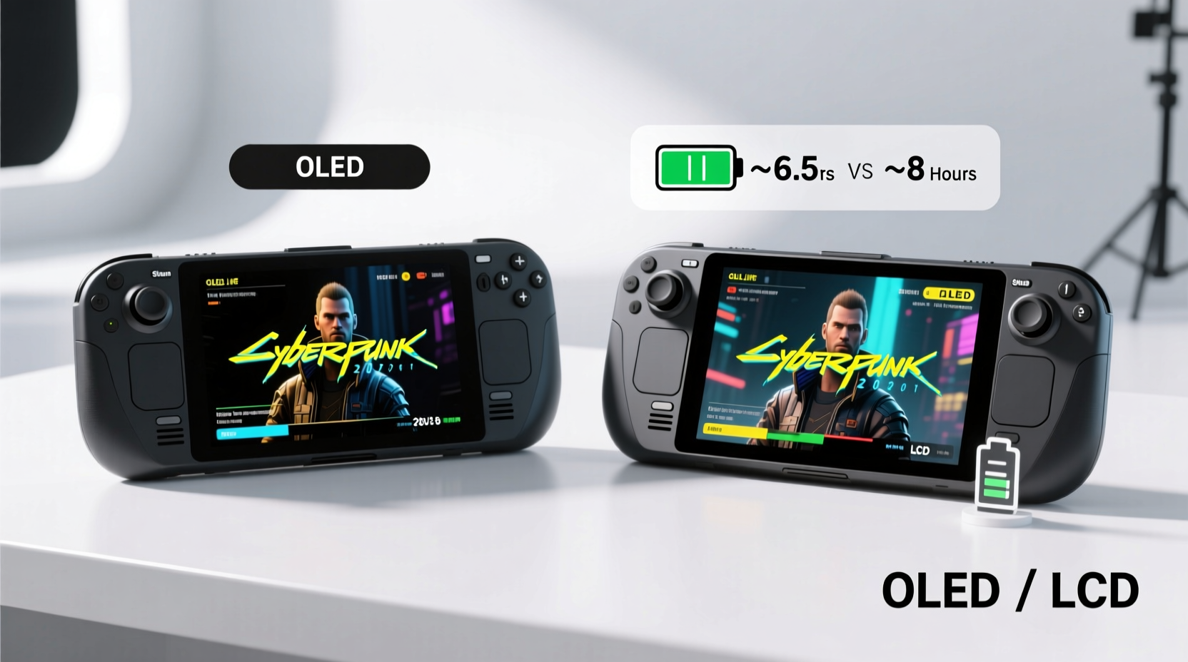 steam deck lcd vs oled is the battery upgrade significant enough to swap