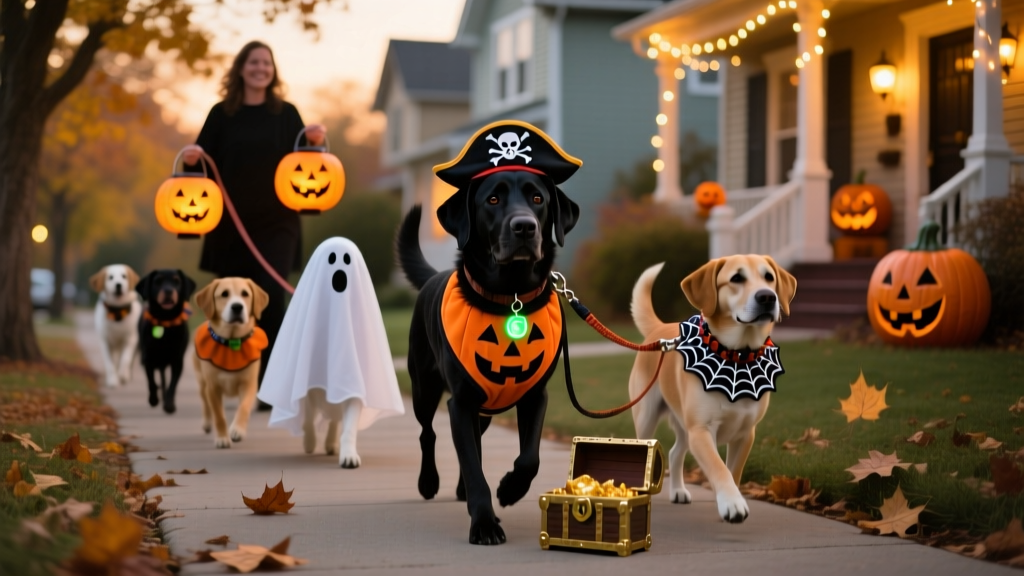 Trick or treating for dogs: Staying safe while being spooky