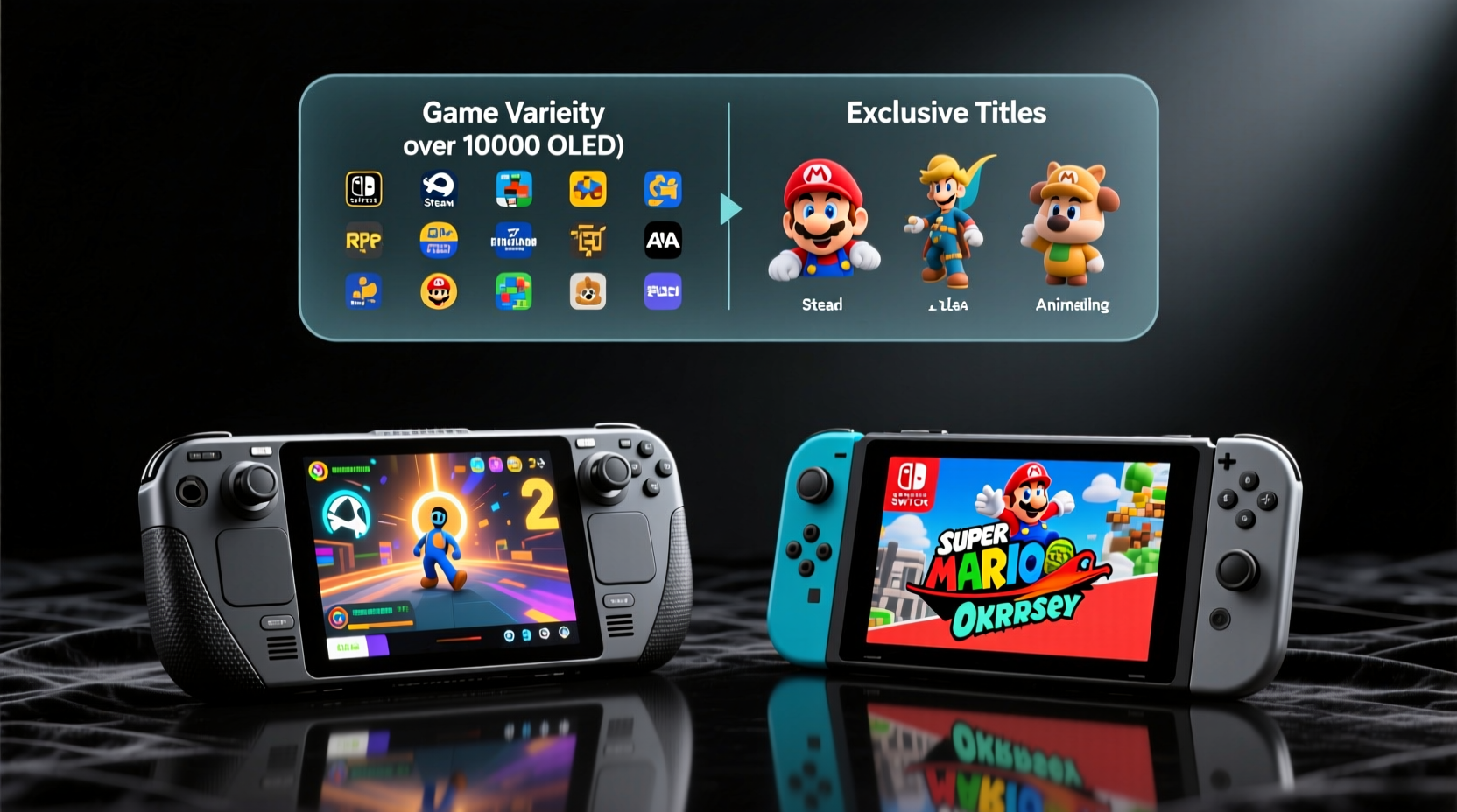 steam deck vs nintendo switch oled which handheld console wins for variety