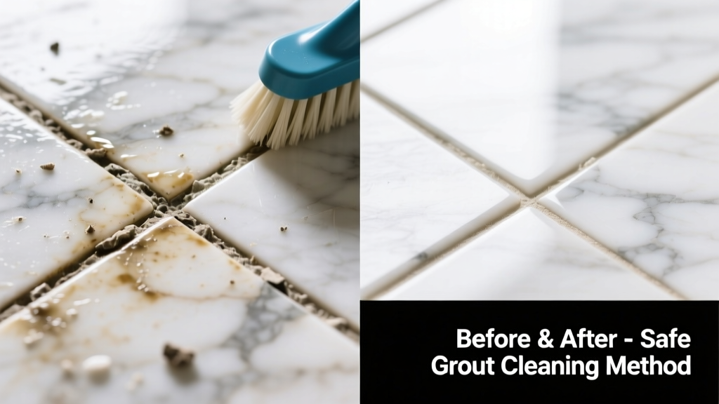 How to Remove Tile Grout Stain from Marble Safely