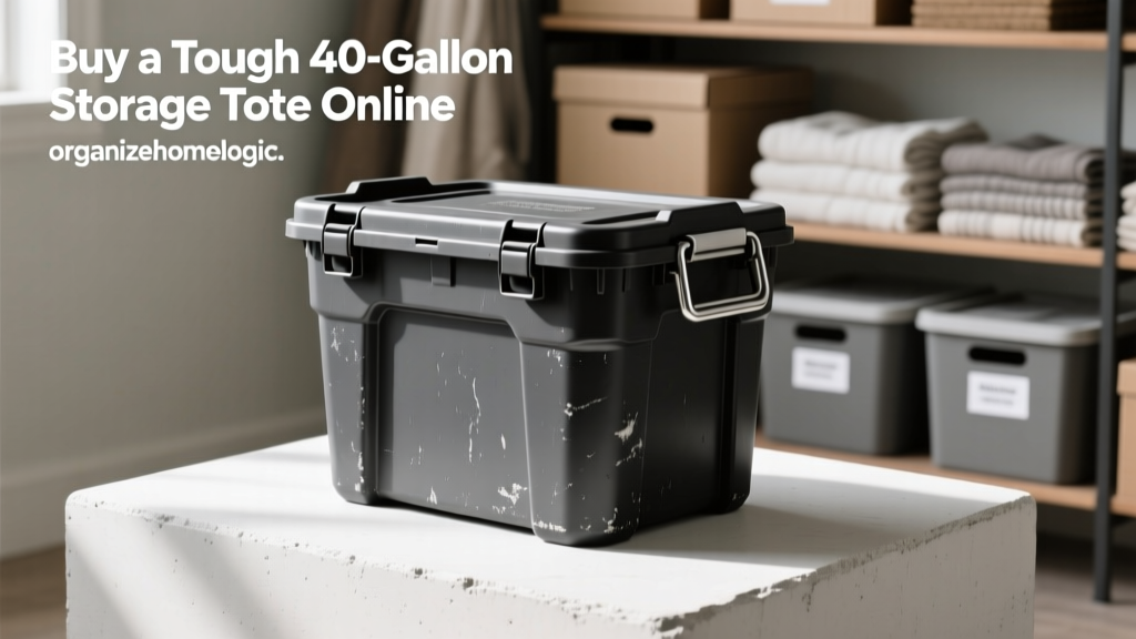 Buy a Tough 40-Gallon Storage Tote Online