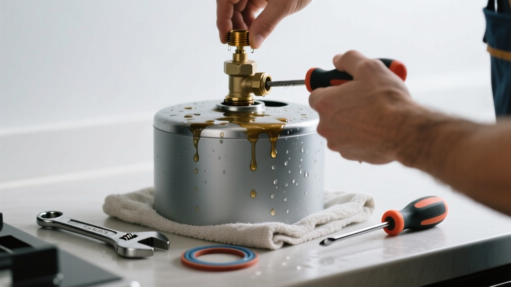 Fixing a Kitchen Water Heater Leaking From the Top