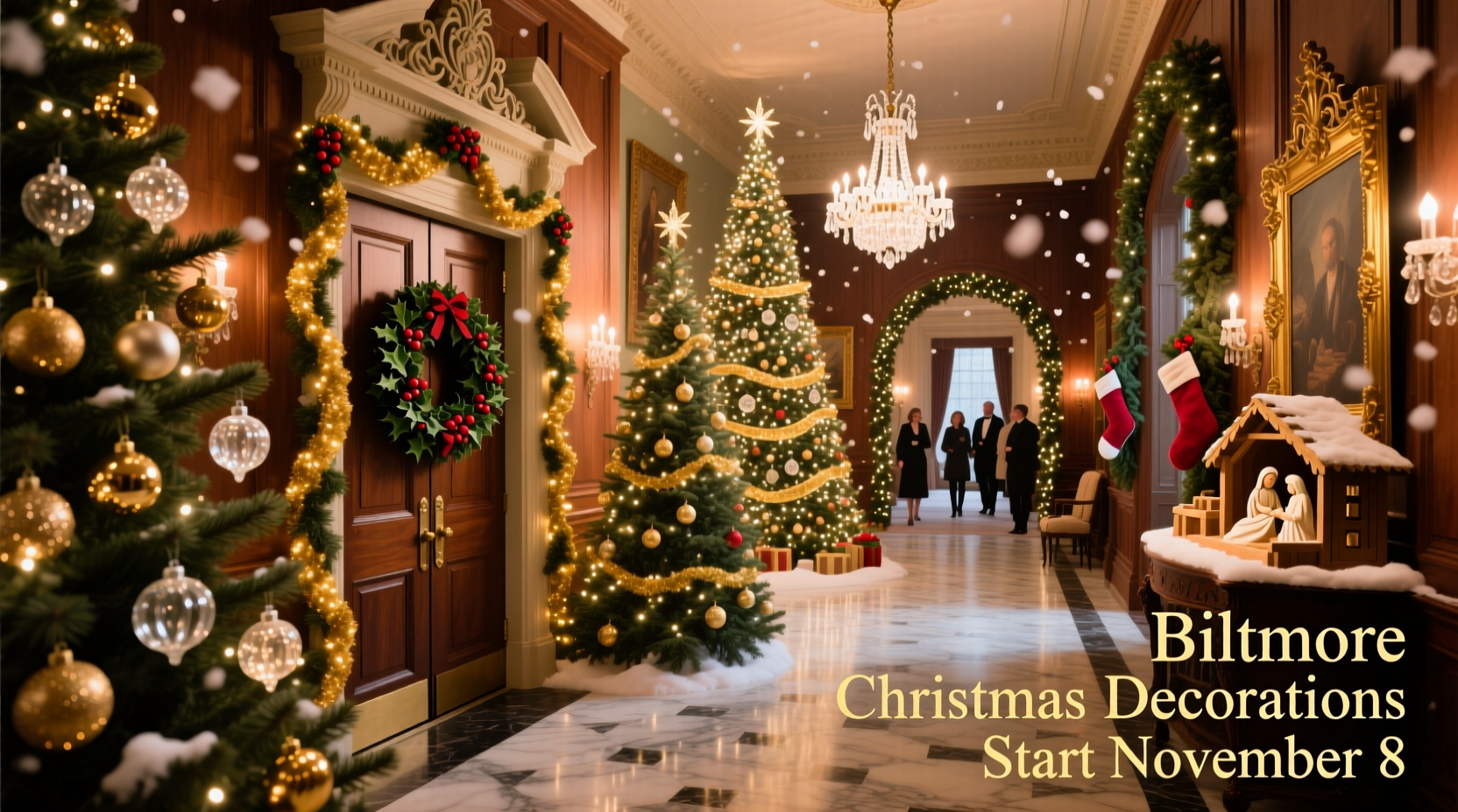 when does biltmore decorate for christmas