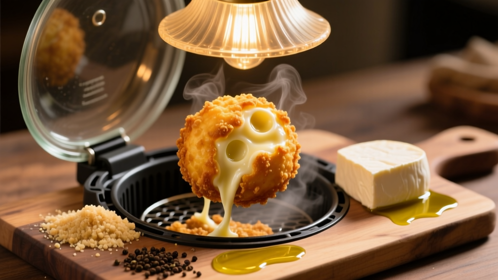 Air Fryer Fried Mozzarella: Crispy, Golden & Easy