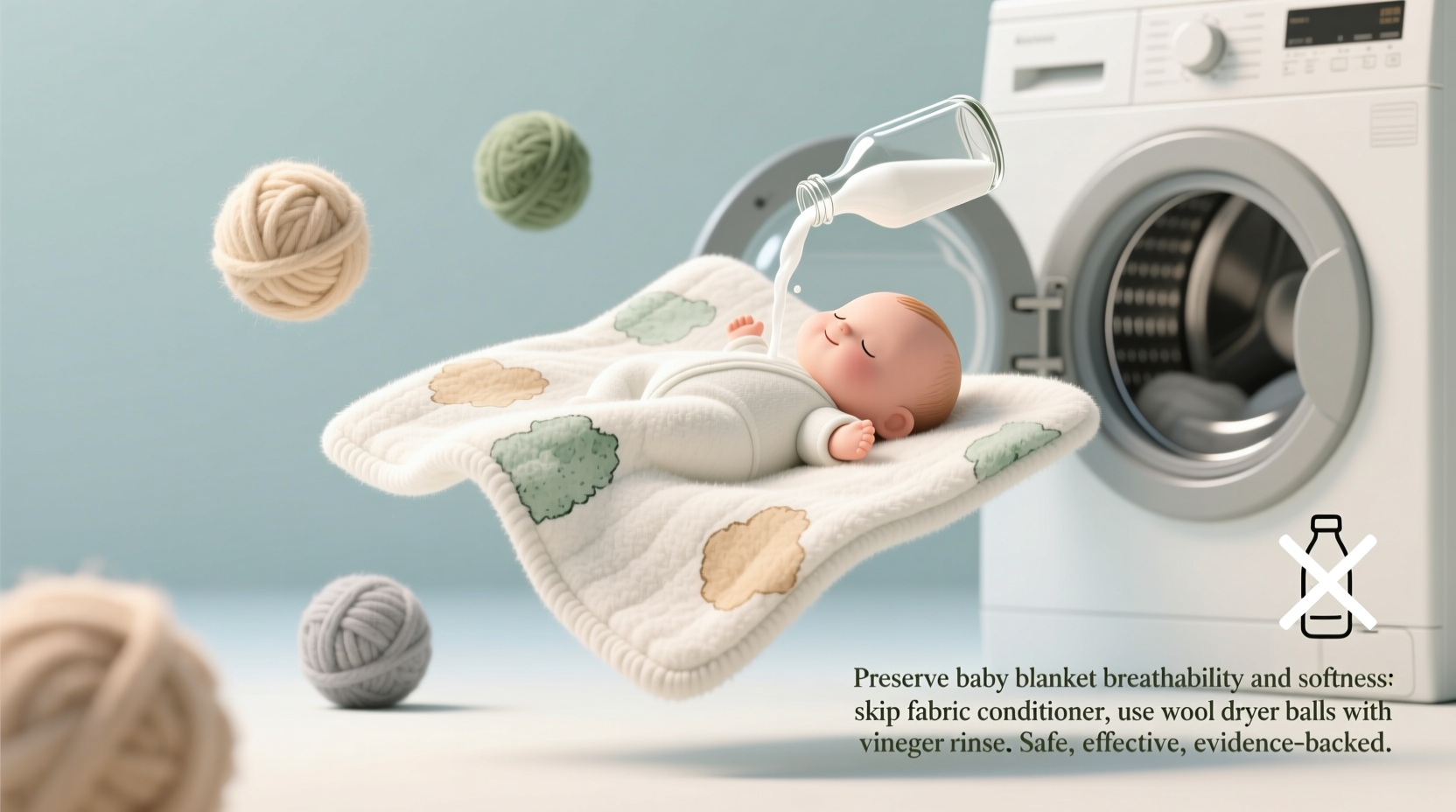 laundry tips wool dryer balls vs fabric conditioner for baby blankets