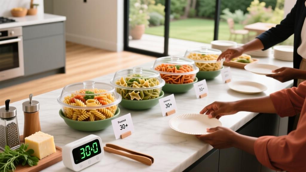 Pasta Bar for Parties: Stress-Free 7-Step System (2026)