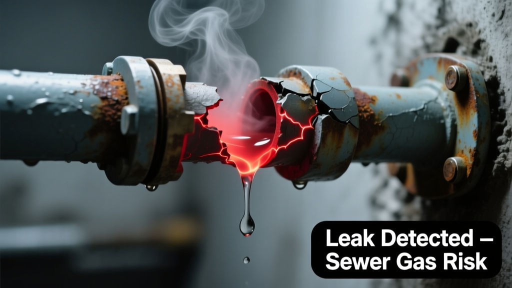 Sewer Gas Smell With Leaking Water: Quick Diagnosis