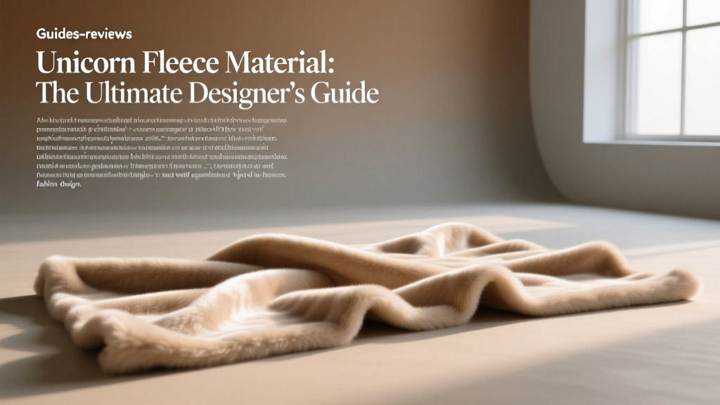Unicorn Fleece Material: The Ultimate Designer’s Guide